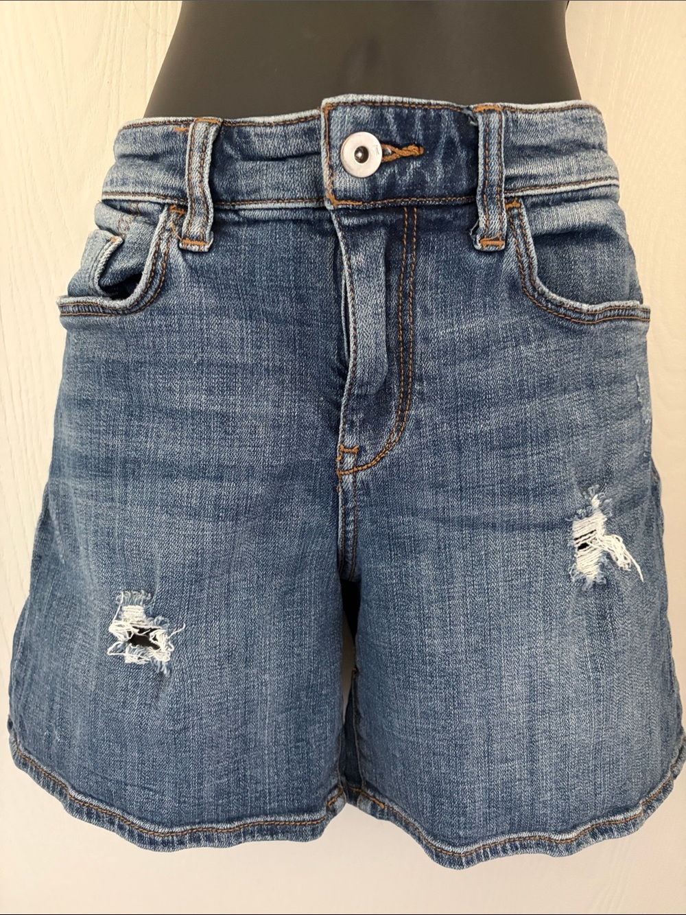 Pilcro Slim Boyfriend Denim Shorts